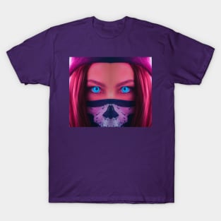 Jessy wear mask T-Shirt